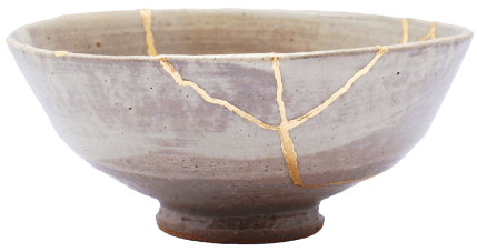 Kintsugi is built on the idea of strength and beauty in imperfection.