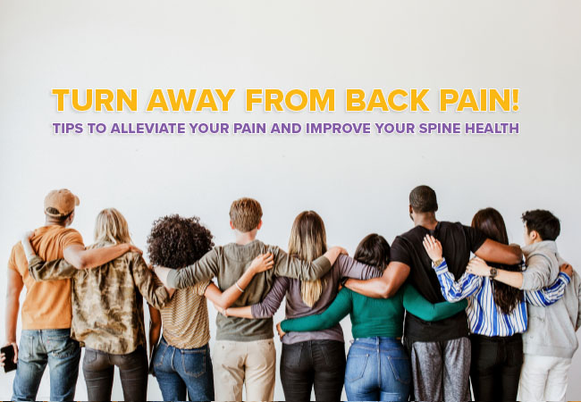Turn Away From Back Pain!