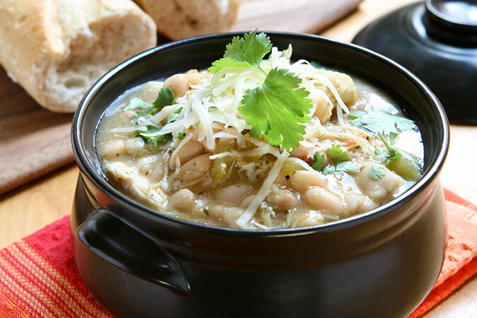 Slow Cooker White Chicken Chili